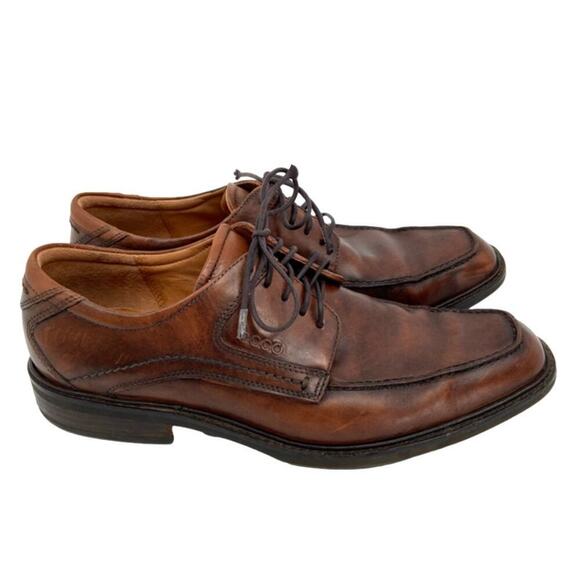 ECCO Oxford Dress Shoes Men\'s Size EU 43 Brown Leather Lace Up main image 6